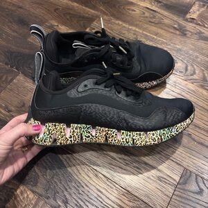 Reebok Zig Dynamica STR women's running shoe black and animal print